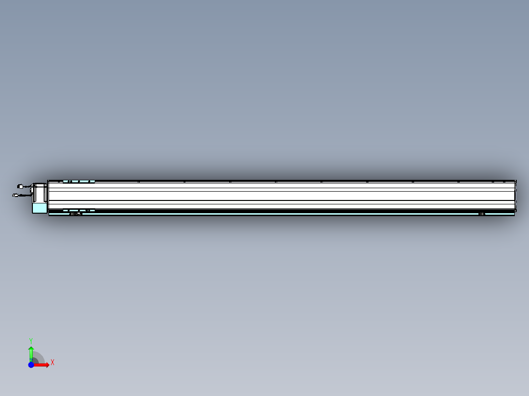 威洛博VBF同步带传动一般环境VBF14-L45-S1750-BLU-ZP40-C3前视图