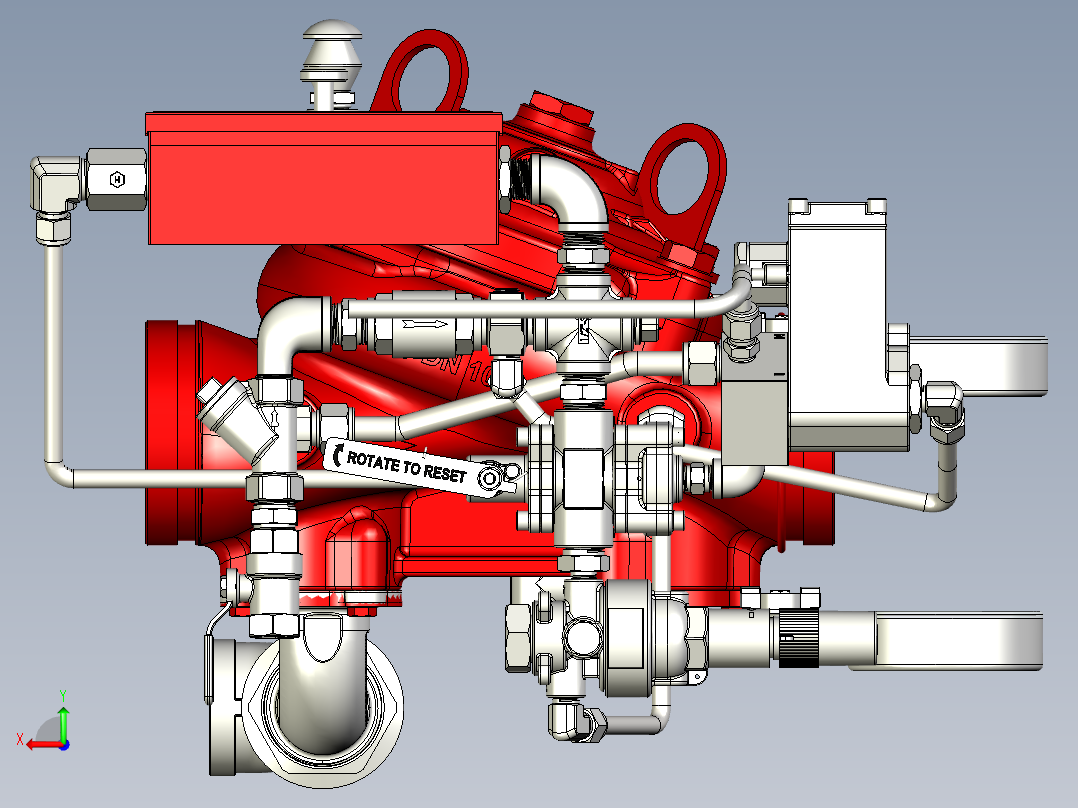 伯玛德400Y100DN100后视图