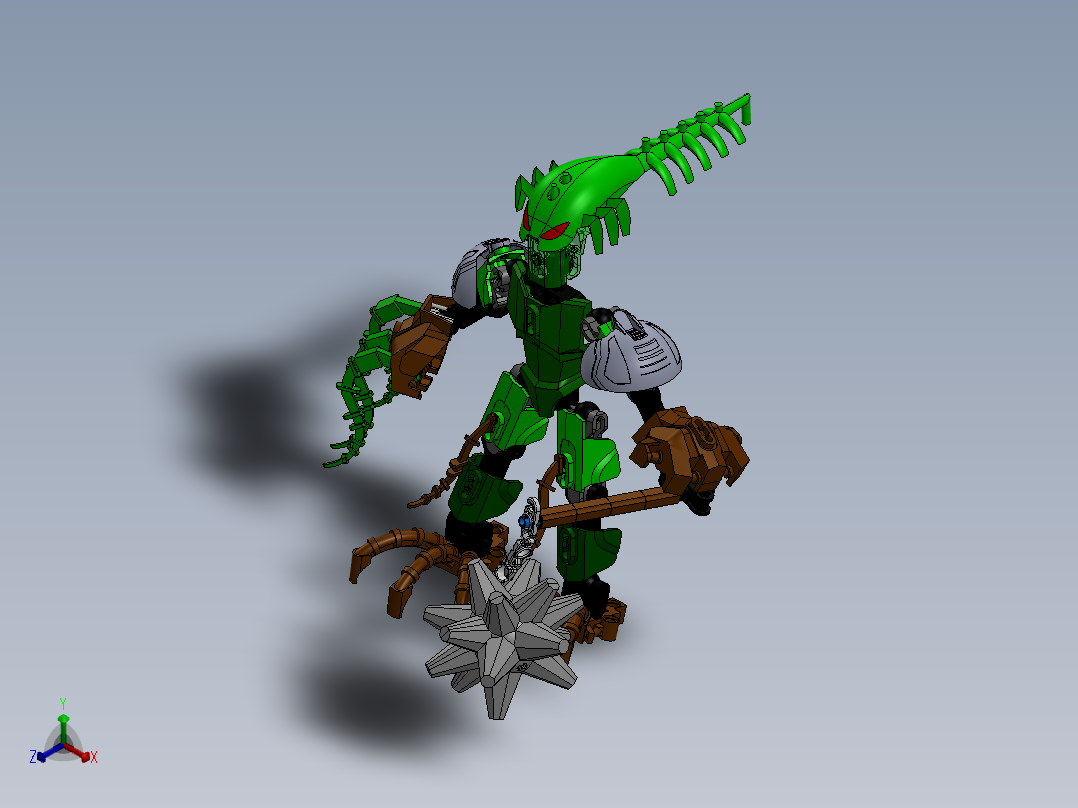 生化战士<span style='color: red'>机器人</span>