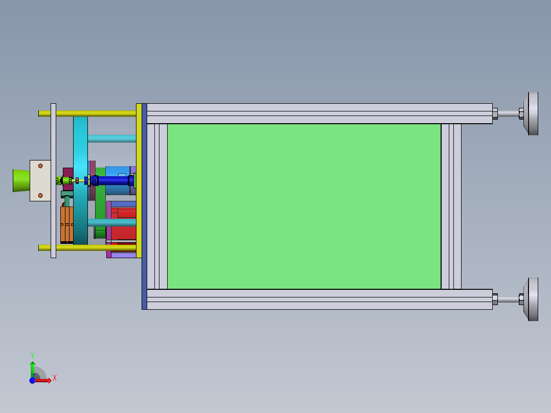软管喷头对接设备sw21可编辑前视图
