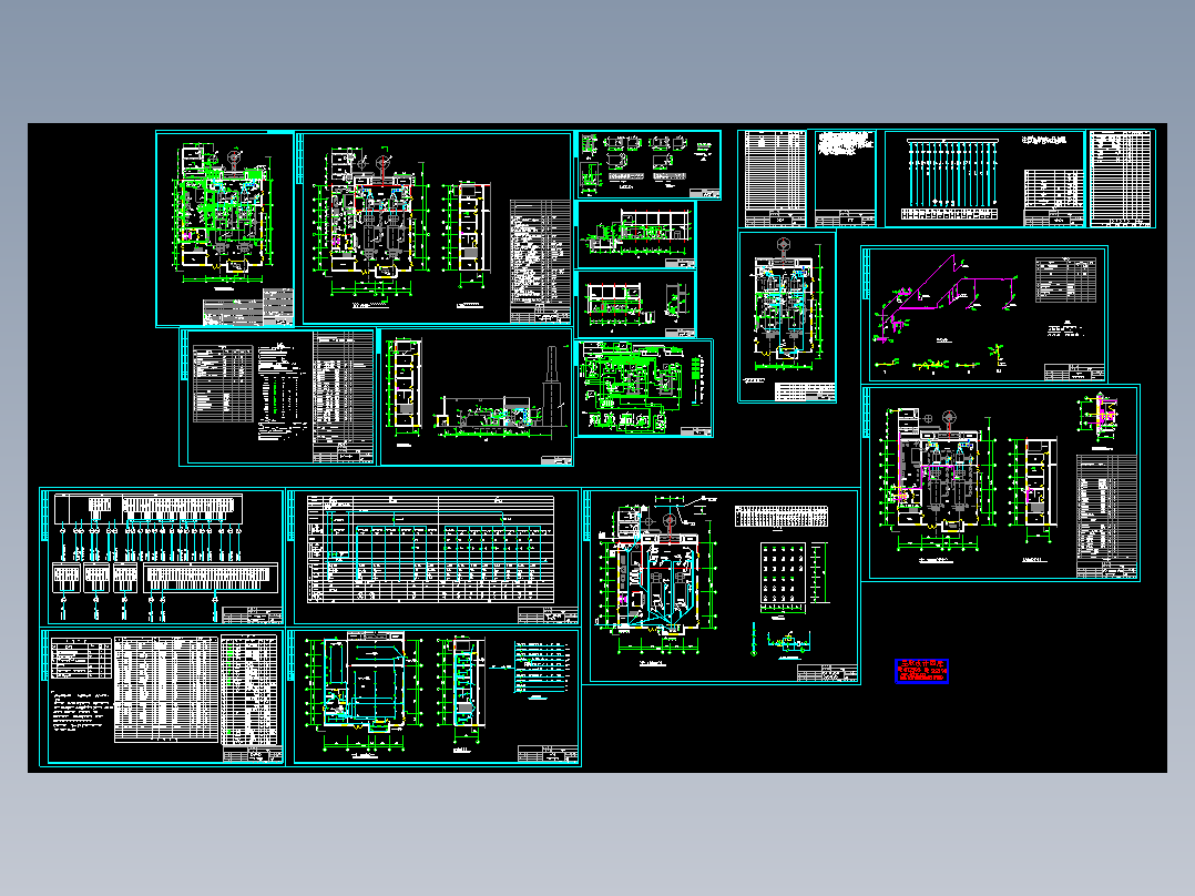 药厂锅炉房施工图