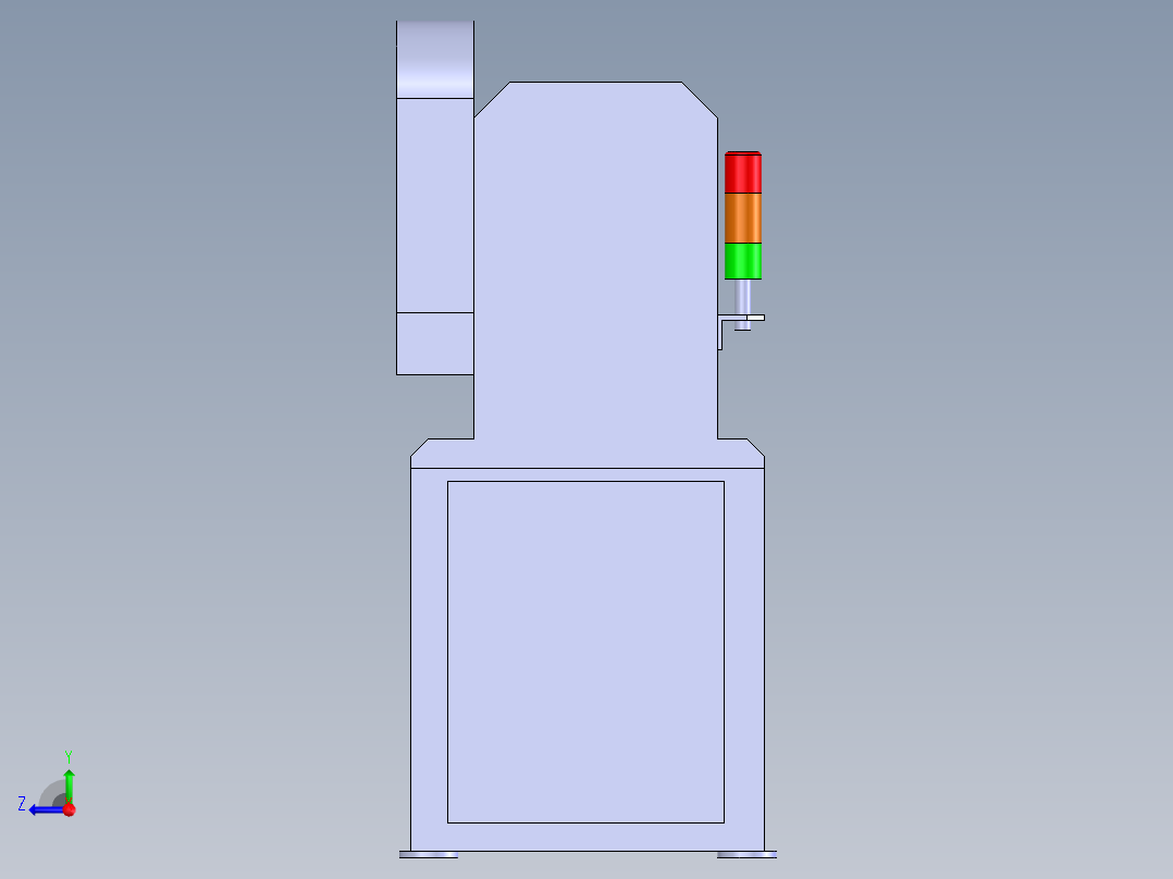 人体模型右视图