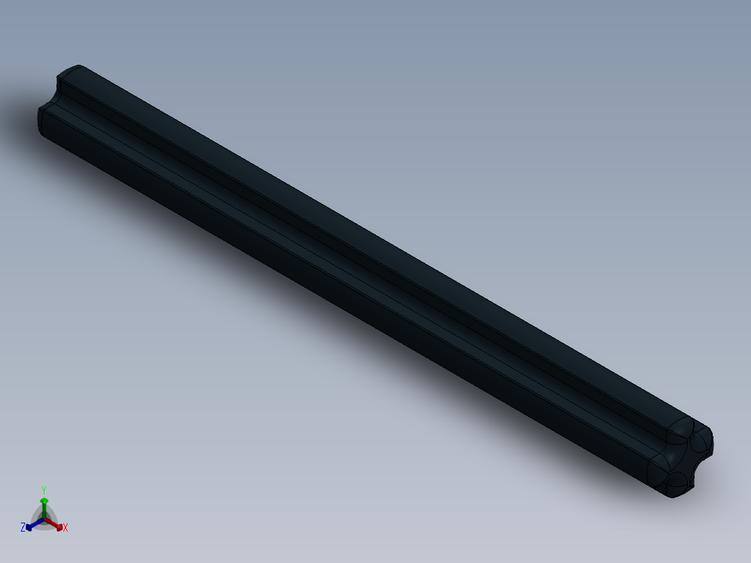 乐高机械组车桥-3706 Black Technic Axle 6.SLDPRT