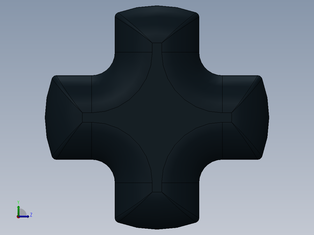 乐高机械组车桥-3706 Black Technic Axle 6.SLDPRT左视图