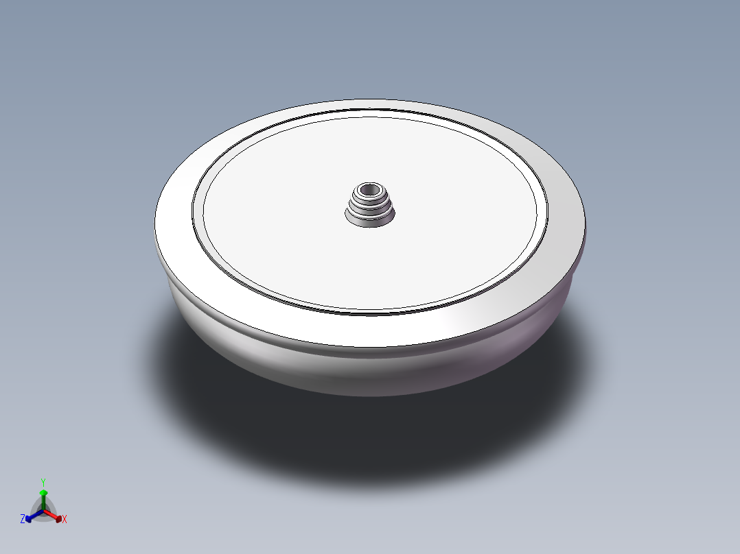 空气弹簧正等轴测图