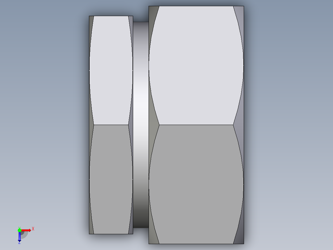 卡套式工业通用硬管接头EO_Blanking_plug_for_tube_ends_ROV42ZL71俯视图