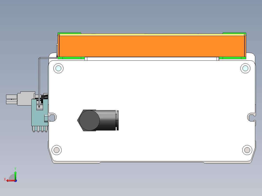 MCH丝杆全封闭MCH17-BC-400W后视图