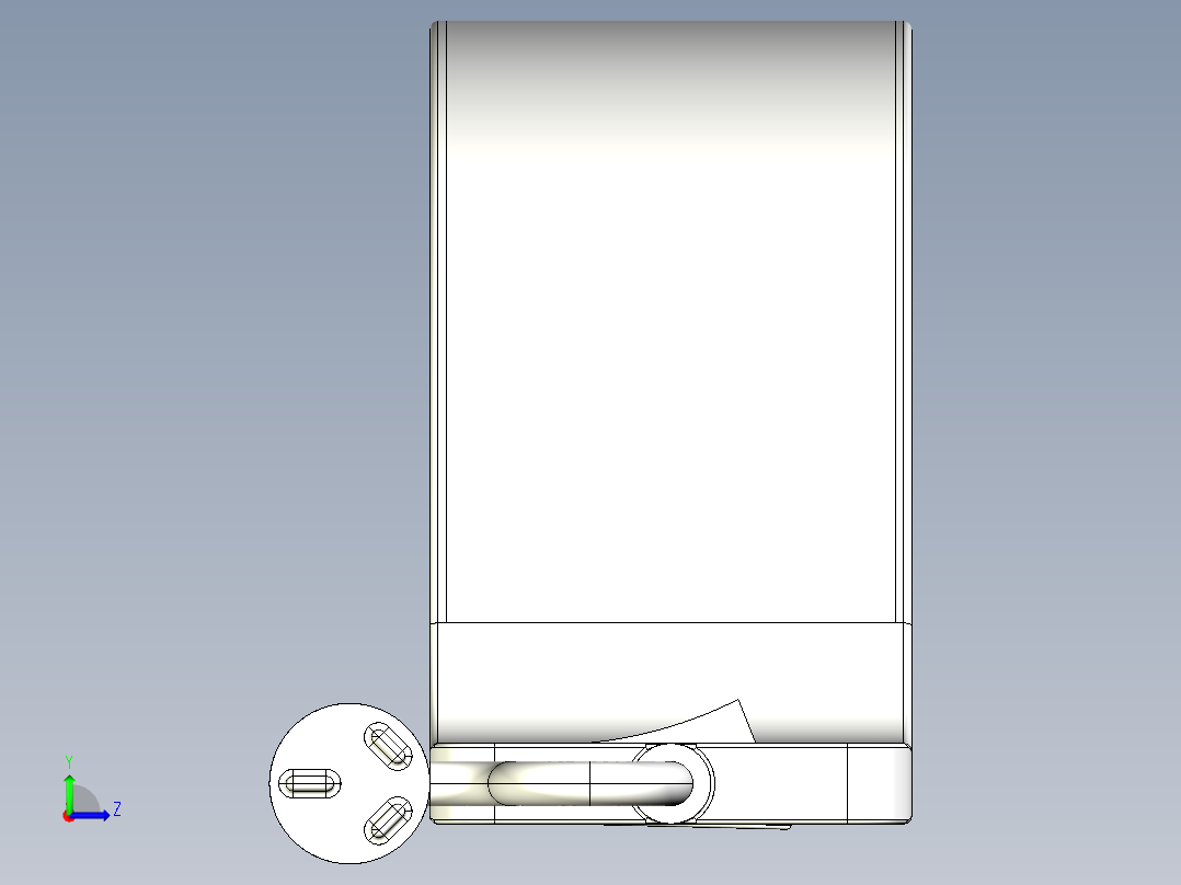 多功能彩虹桥集线插排左视图