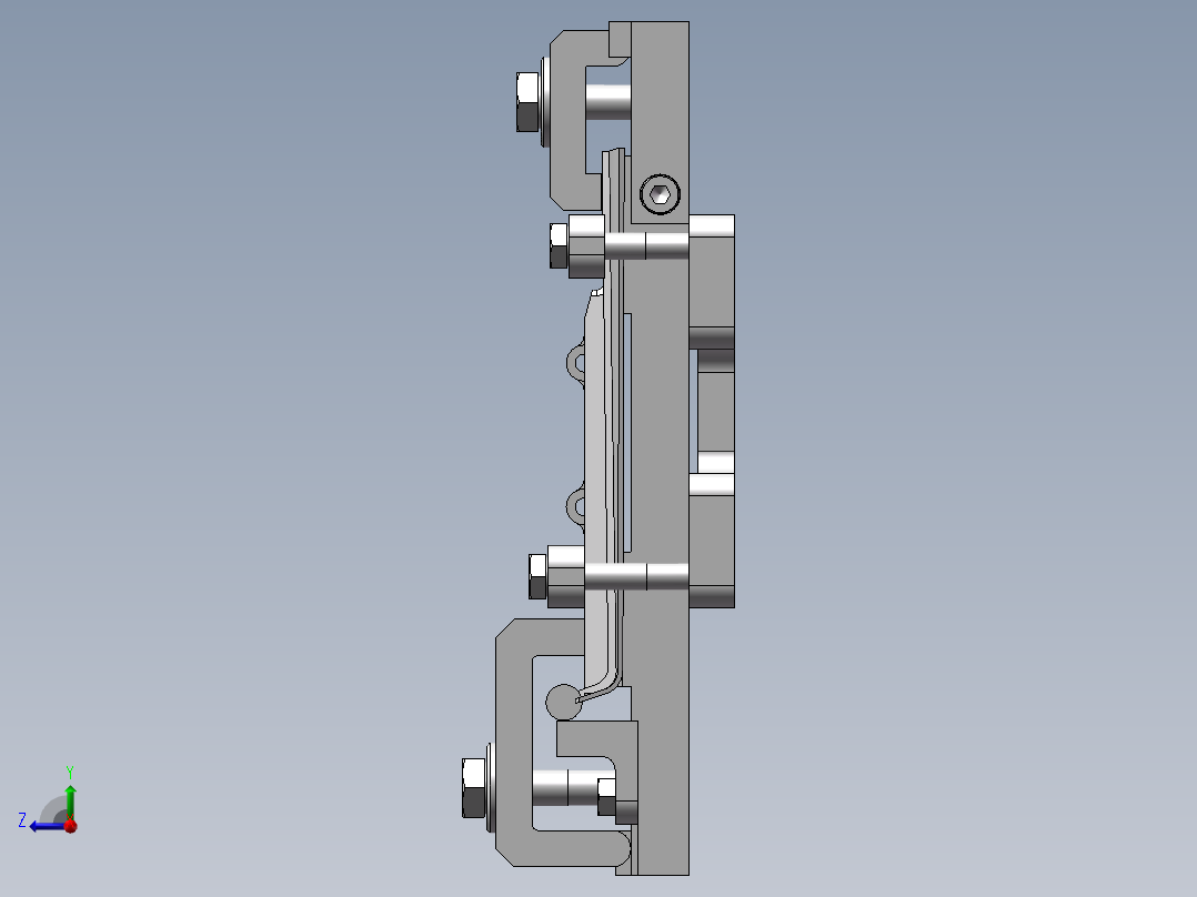工装治具 3D右视图
