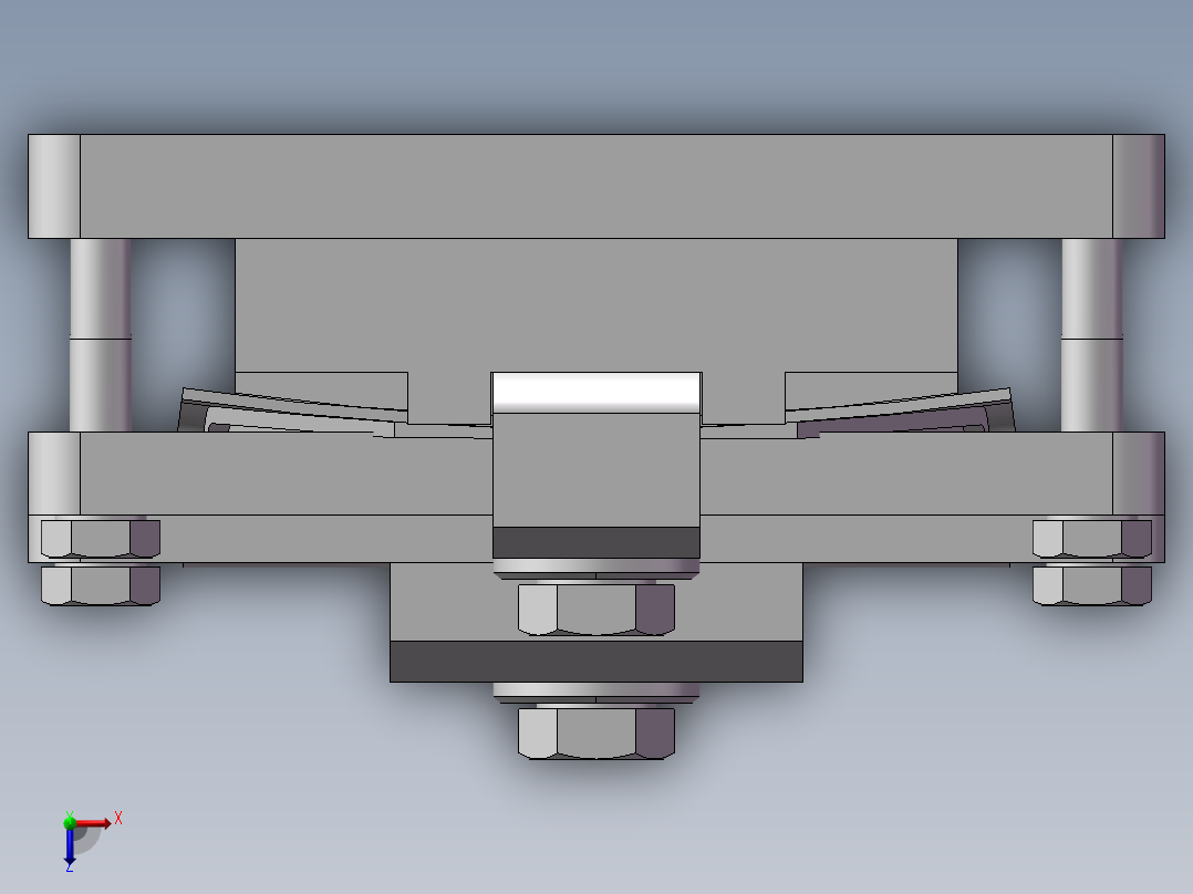 工装治具 3D俯视图