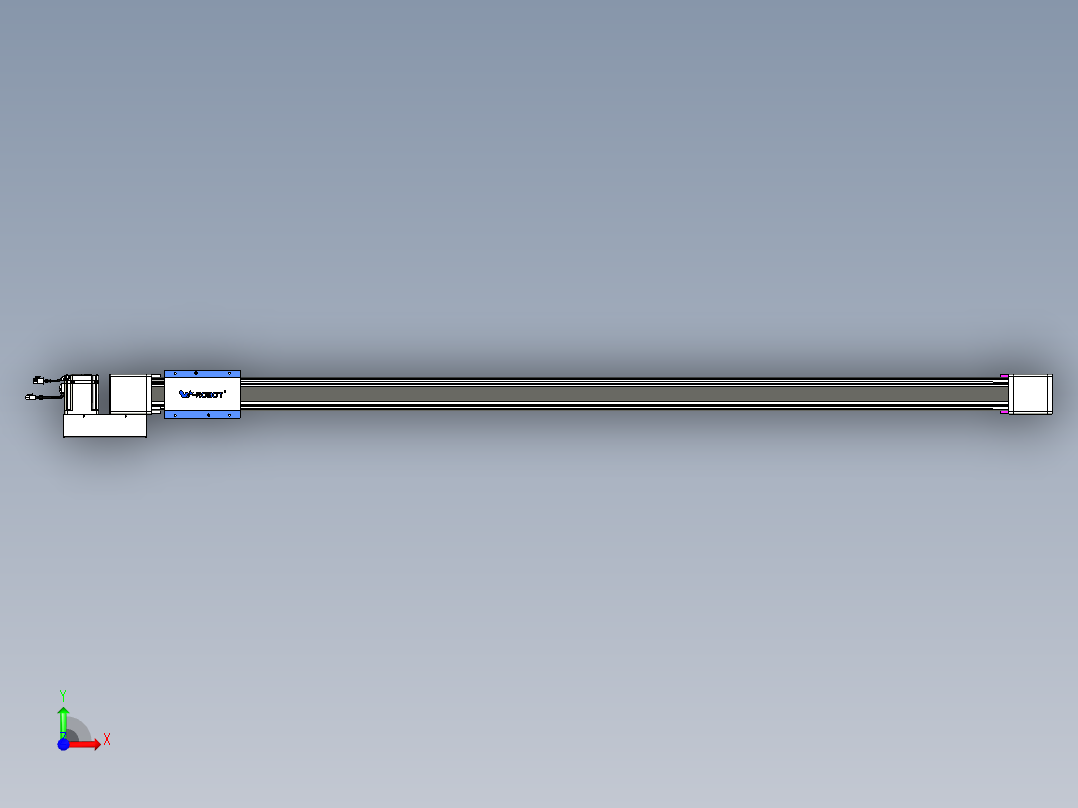 威洛博LB.GB同步带传动--欧规系列GB8-L96-S1800-BL-P75前视图