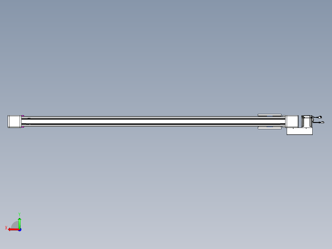 威洛博LB.GB同步带传动--欧规系列GB8-L96-S1800-BL-P75后视图