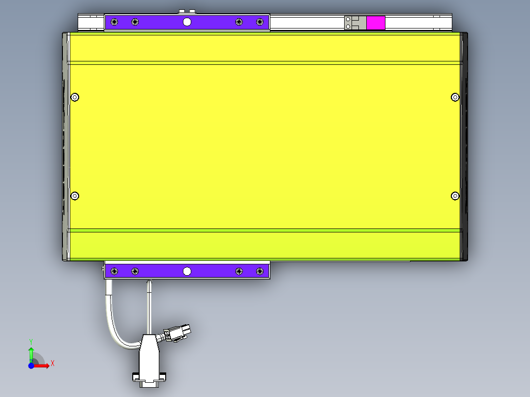 威洛博VL系列直线电机模组-VL22H2-S150前视图