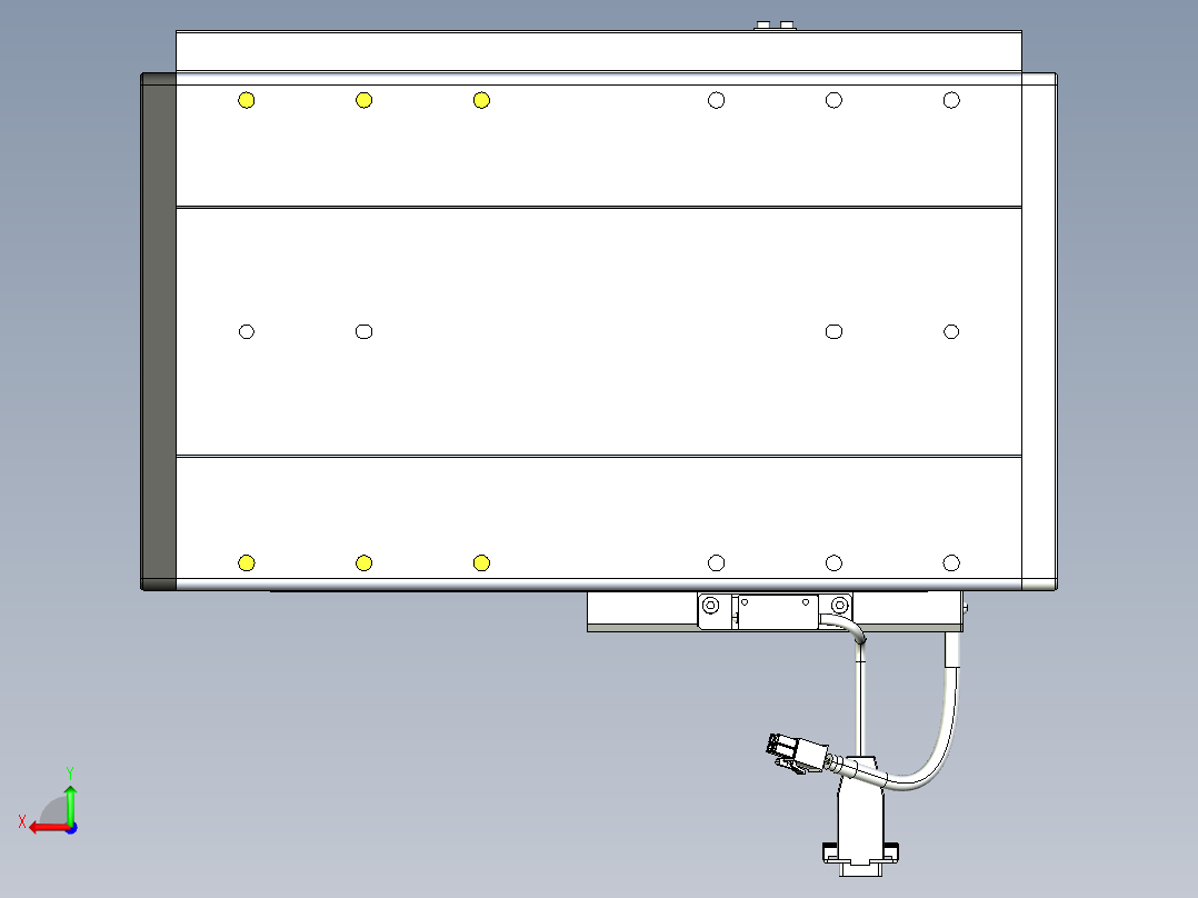 威洛博VL系列直线电机模组-VL22H2-S150后视图