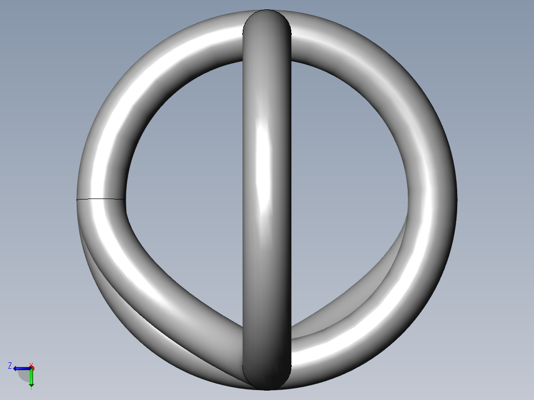 异形弹簧-96605K340_GALV SPRING-TEMPERED STL EXTENSION SPRING左视图