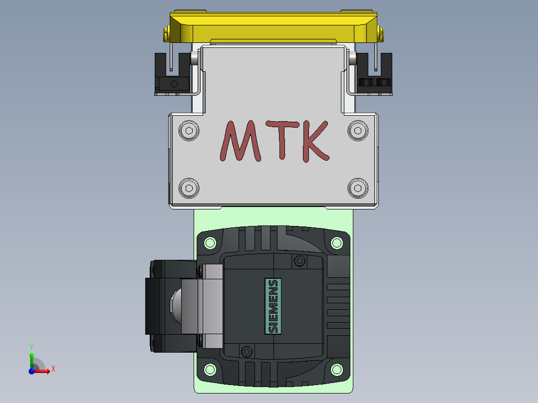 GTH内嵌丝杆全封闭GTH8S-BM-200W前视图
