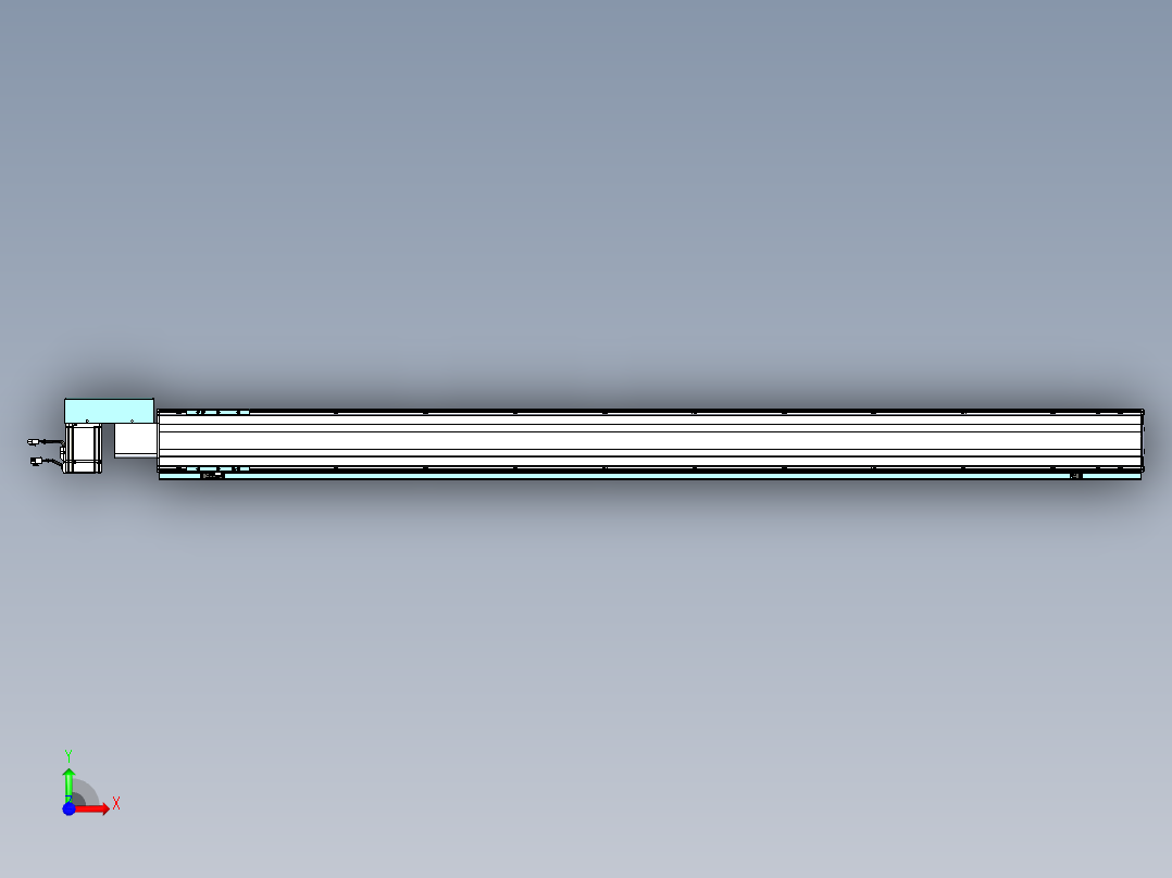 威洛博VBF同步带传动一般环境VBF14-L45-S1900-BR-ZP75-C3前视图