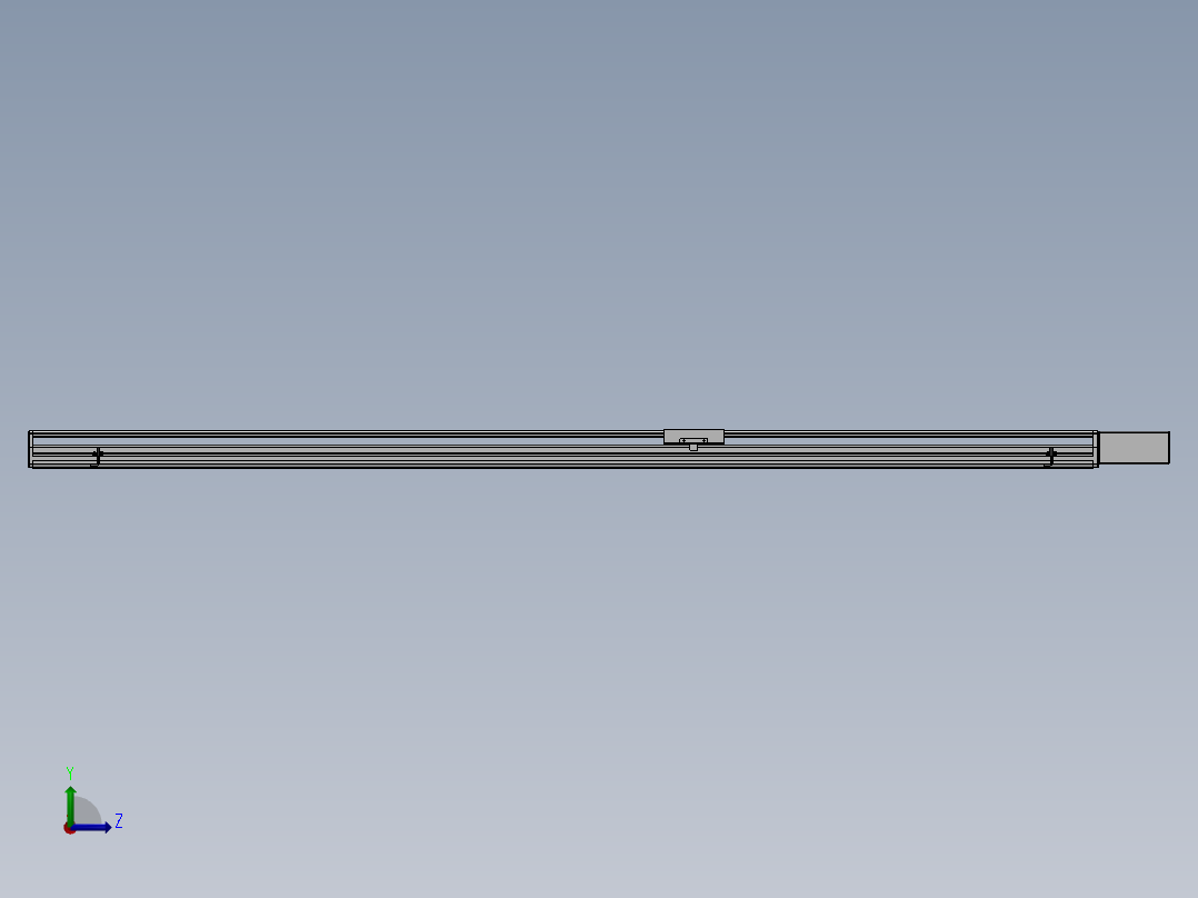 精密模组MT170-L125-2400-L-M75-C4左视图