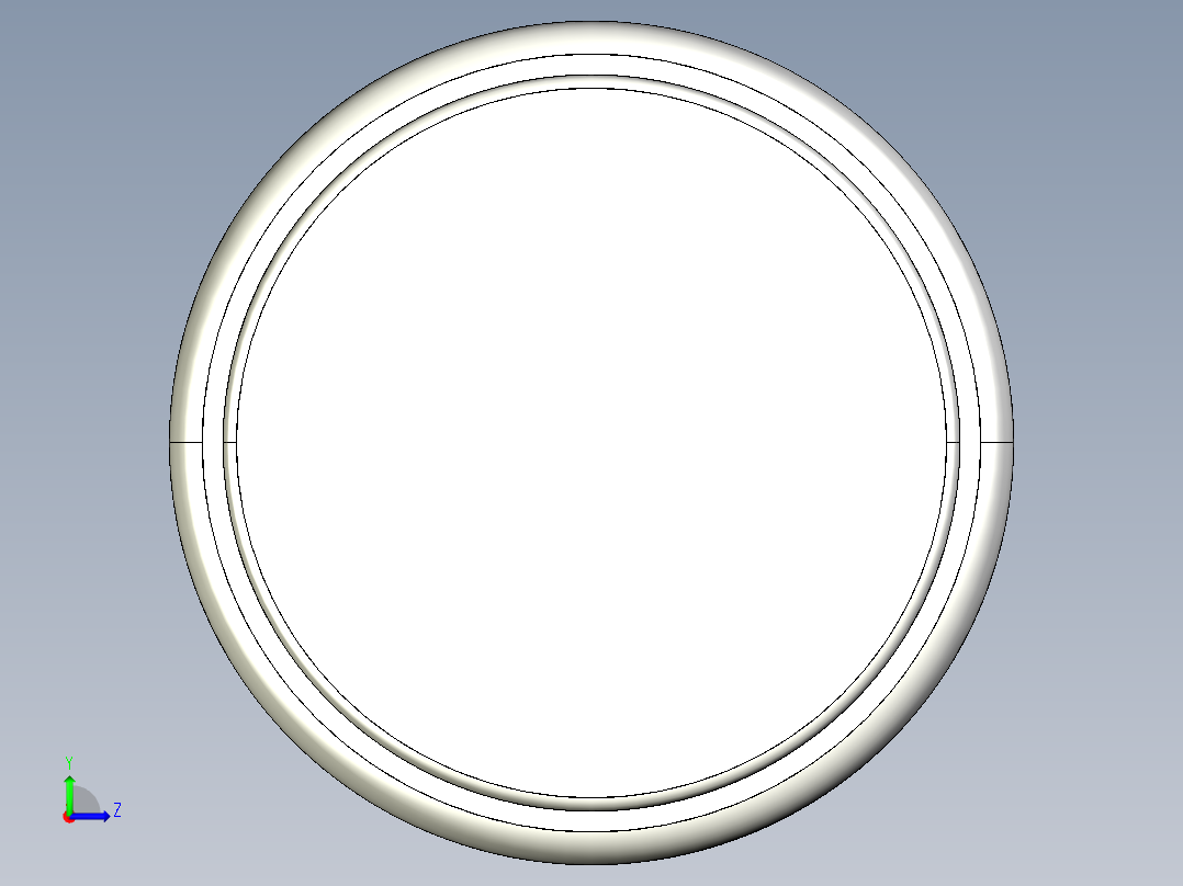 手輪(安裝重力指示器用)DRK-3D多系列多零件图纸模型左视图
