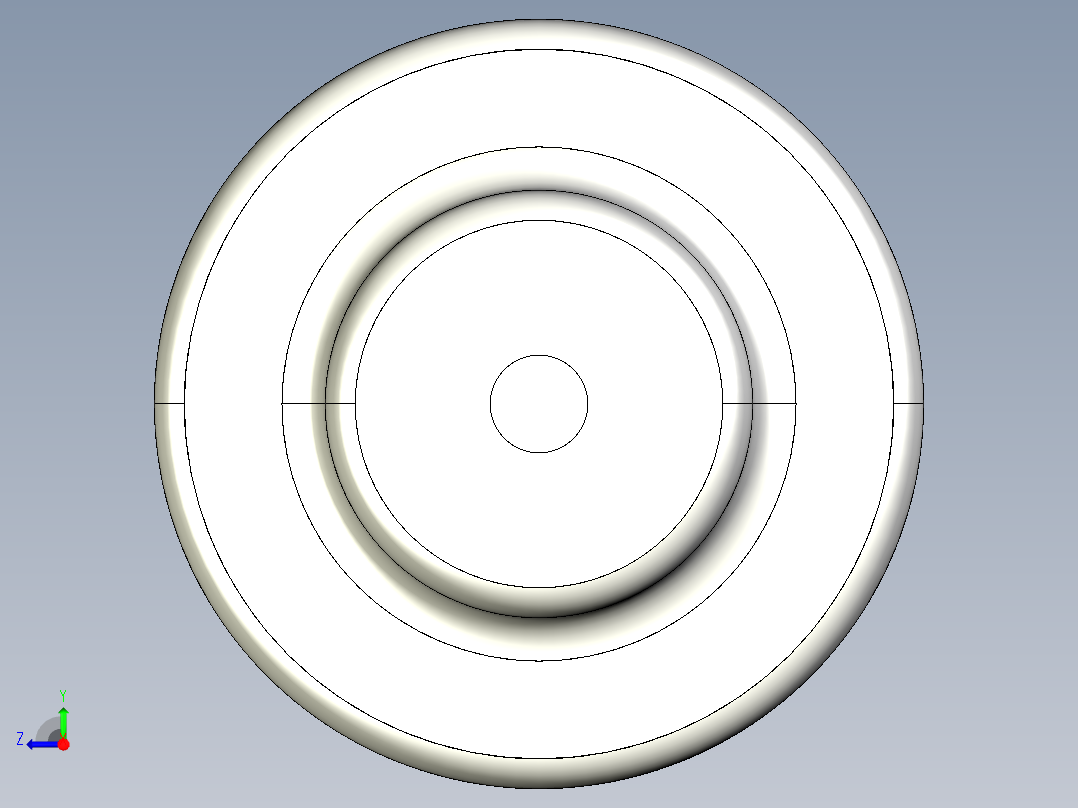 手輪(安裝重力指示器用)DRK-3D多系列多零件图纸模型右视图