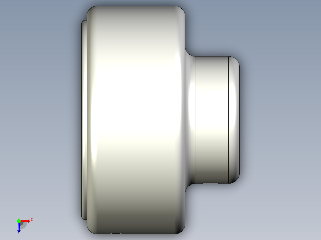 手輪(安裝重力指示器用)DRK-3D多系列多零件图纸模型俯视图