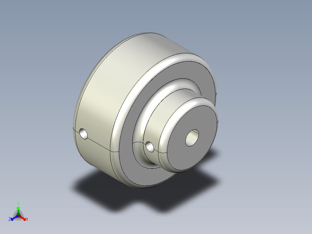 手輪(安裝重力指示器用)DRK-3D多系列多零件图纸模型正等轴测图