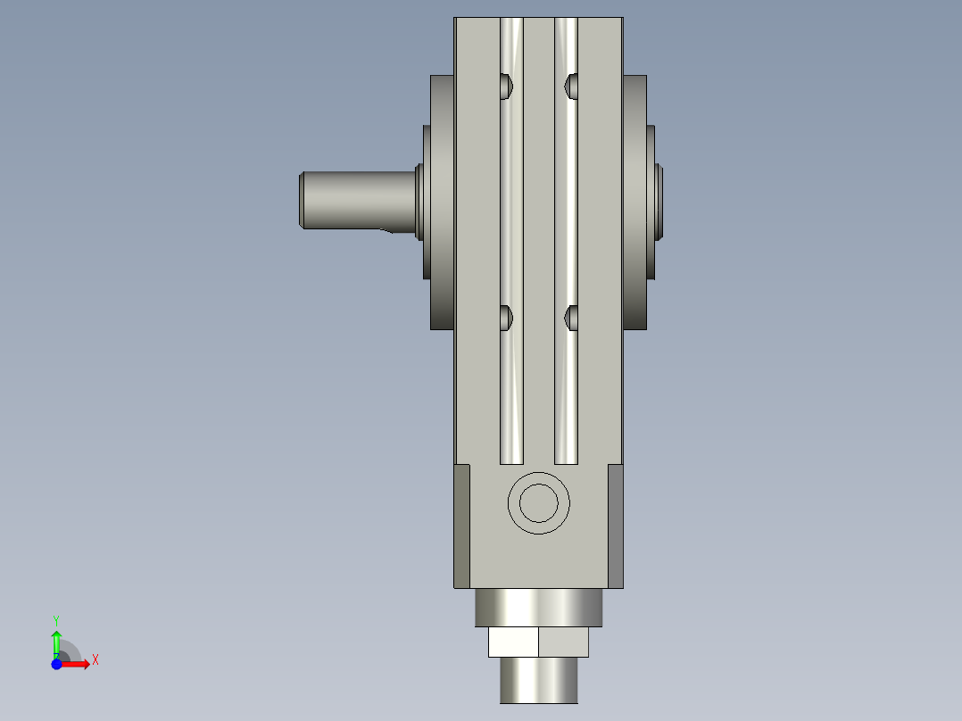 旋转气爪PRC16-90前视图