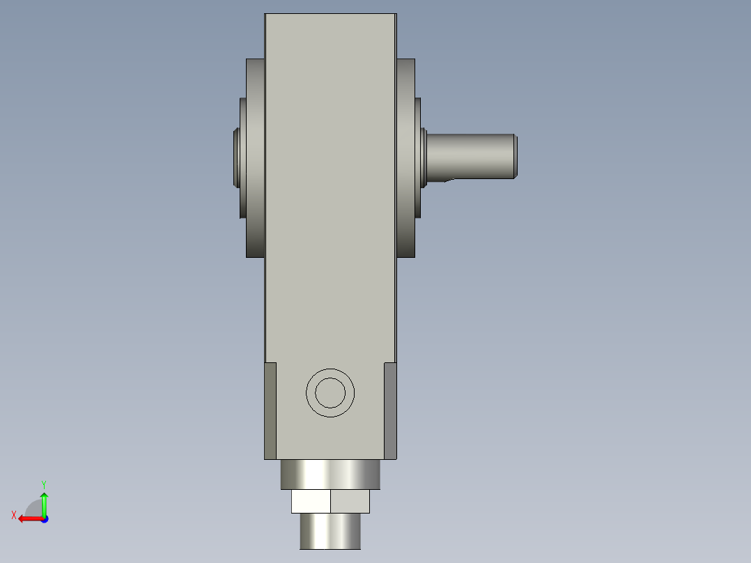 旋转气爪PRC16-90后视图