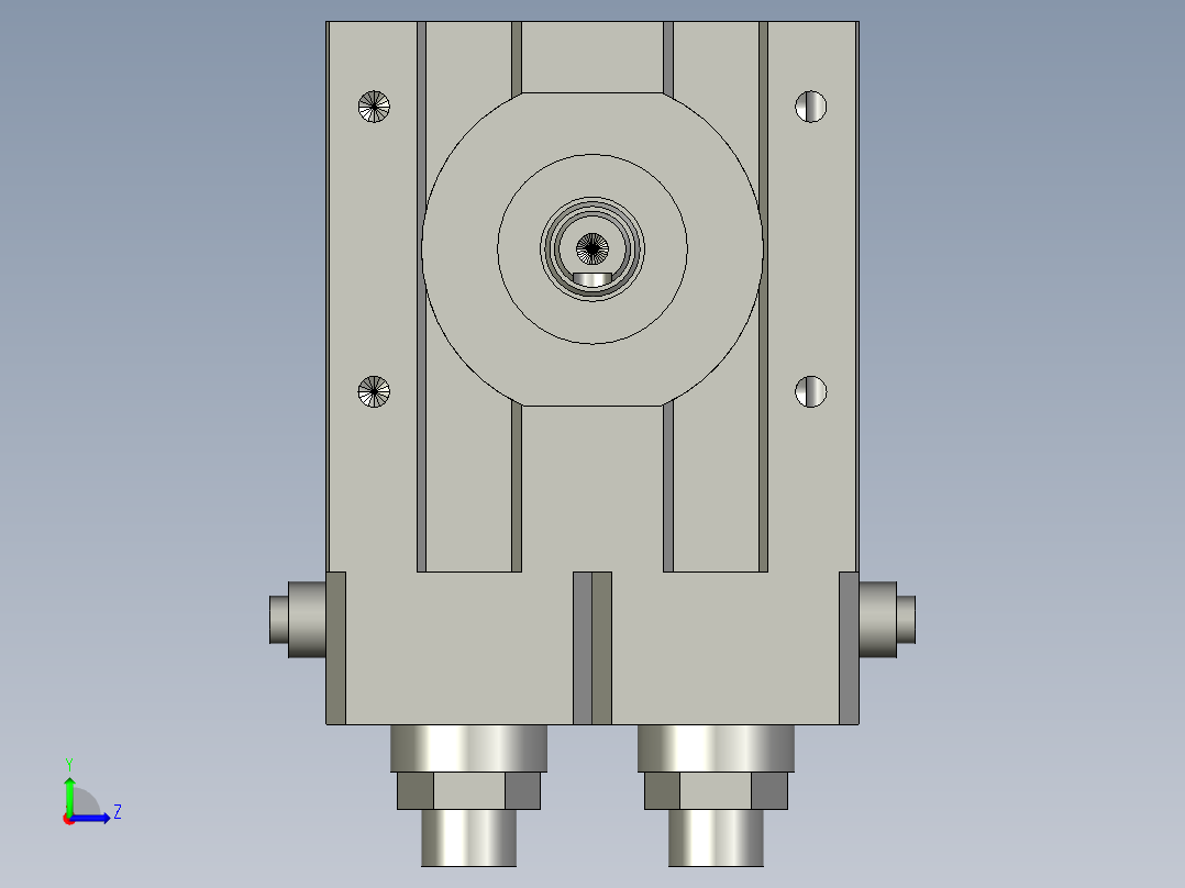 旋转气爪PRC16-90左视图
