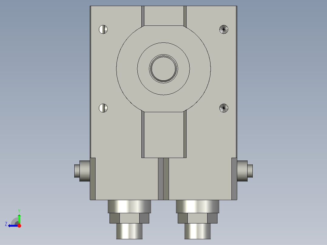 旋转气爪PRC16-90右视图