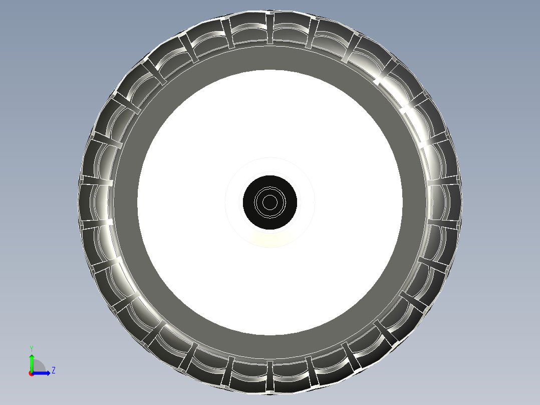 悬浮滑板轮8英寸BLDC 电机--IGS STP X_T左视图