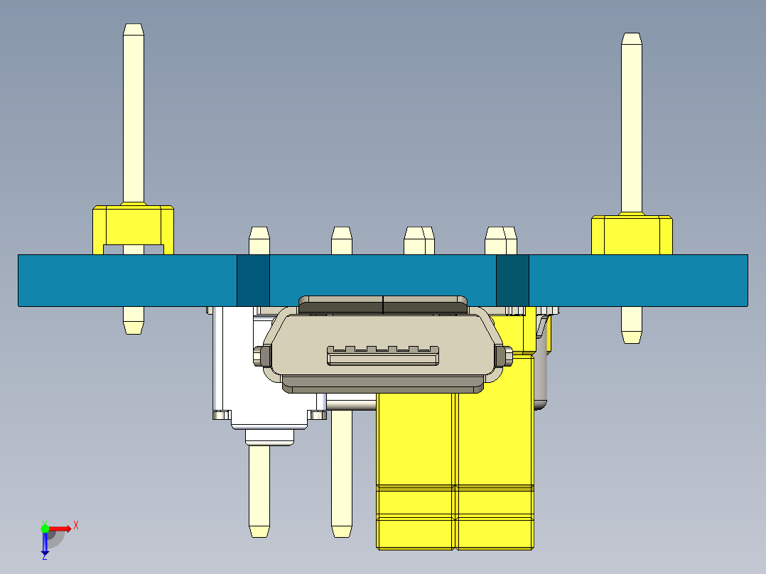 0_STM32蓝丸俯视图