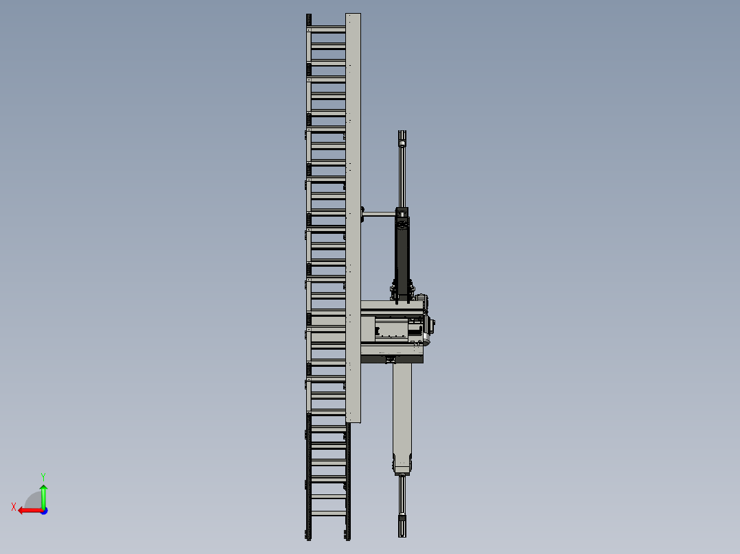 立体仓库后视图