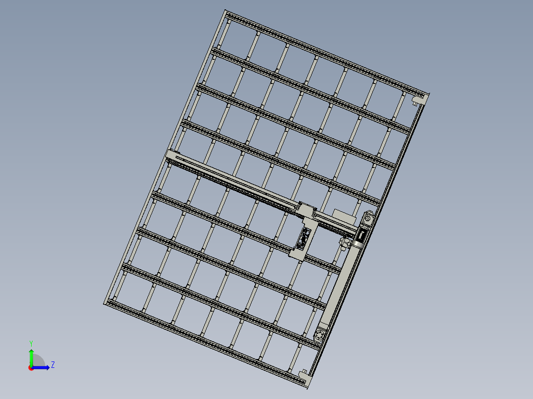 立体仓库左视图