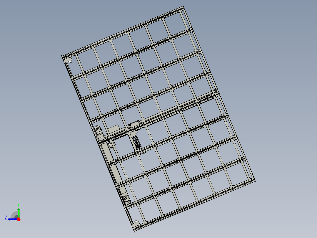 立体仓库右视图