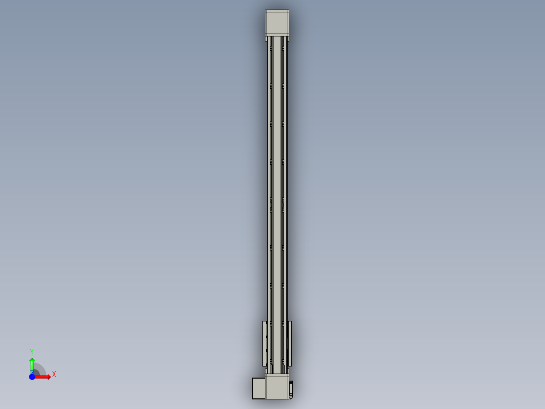 欧规系列-GB8-L96-S1100-BLU-P40-MS3前视图