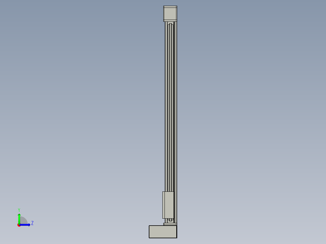 欧规系列-GB8-L96-S1100-BLU-P40-MS3左视图