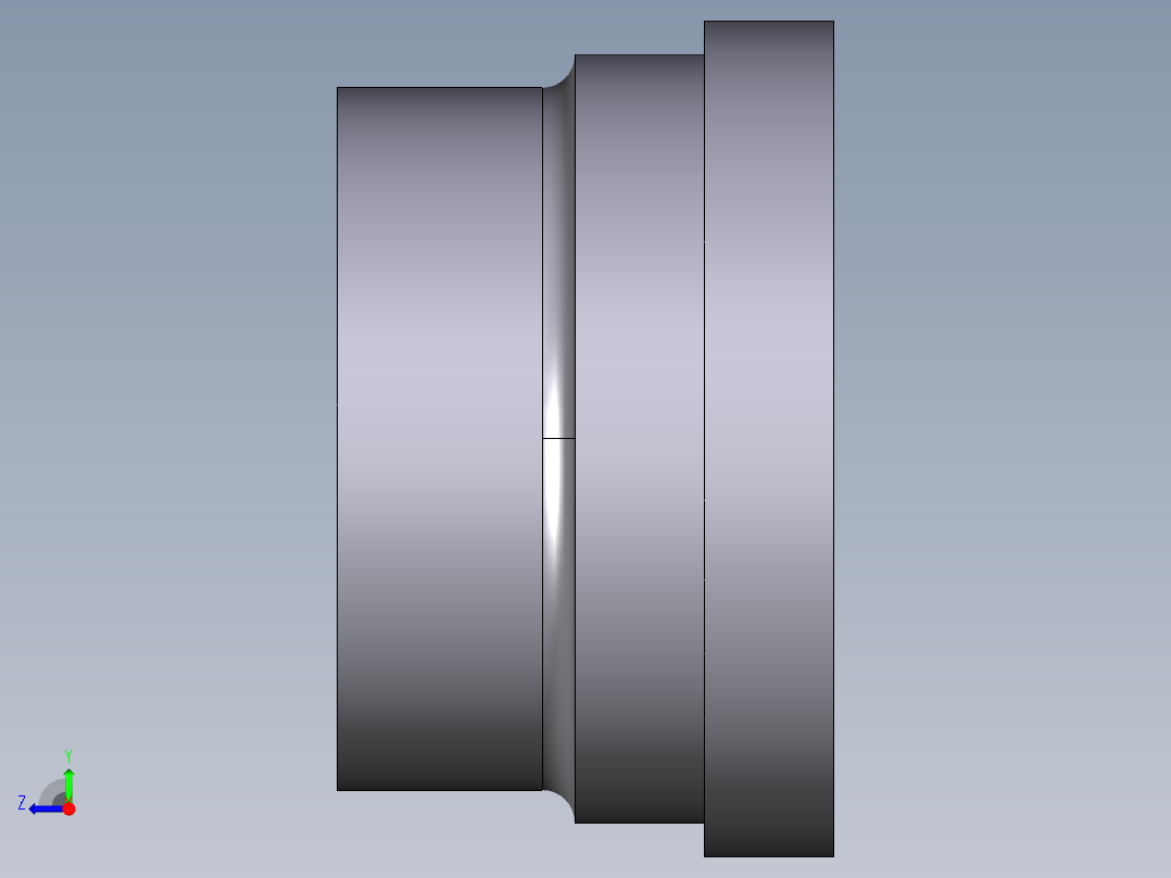 12QBLV 溶剂焊接用联合端，BS系列右视图