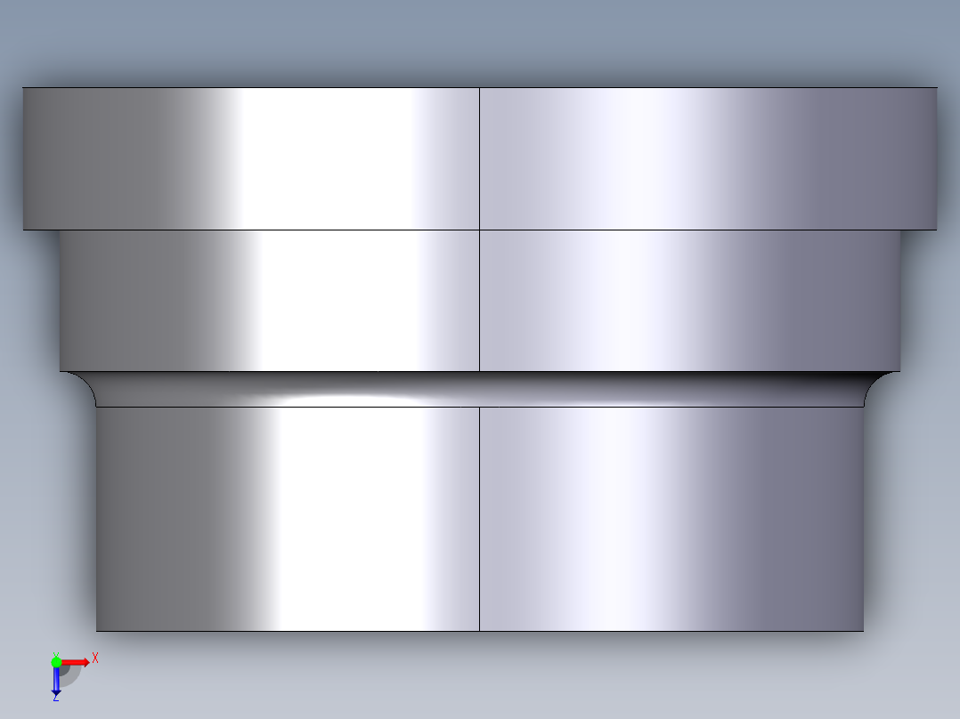 12QBLV 溶剂焊接用联合端，BS系列俯视图