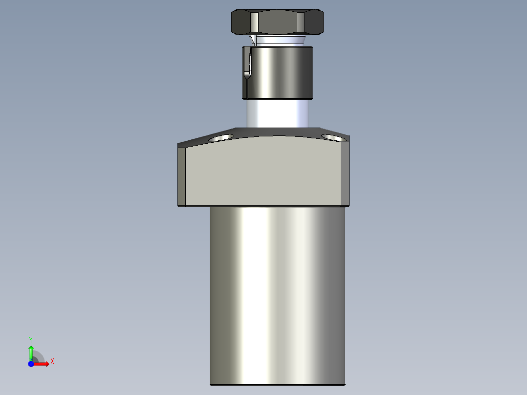 KOSMEKLHS0480-SR-Y30多系列多零件图纸模型前视图