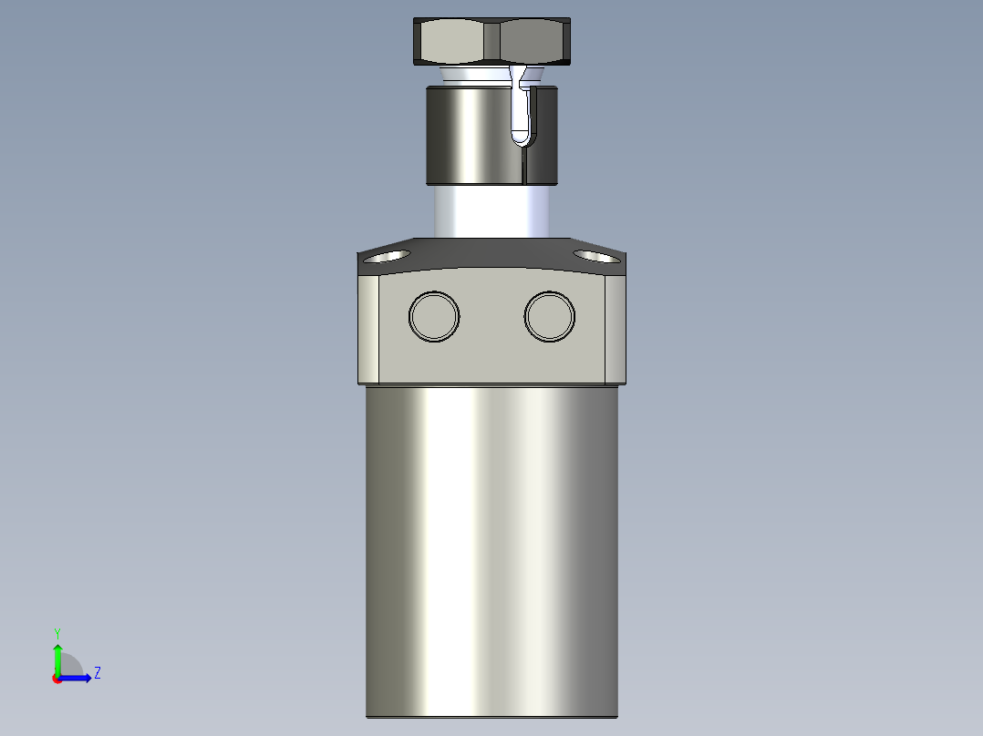 KOSMEKLHS0480-SR-Y30多系列多零件图纸模型左视图
