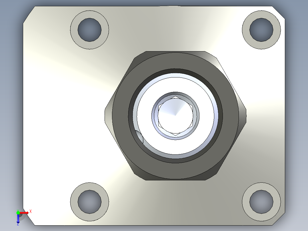 KOSMEKLHS0480-SR-Y30多系列多零件图纸模型俯视图