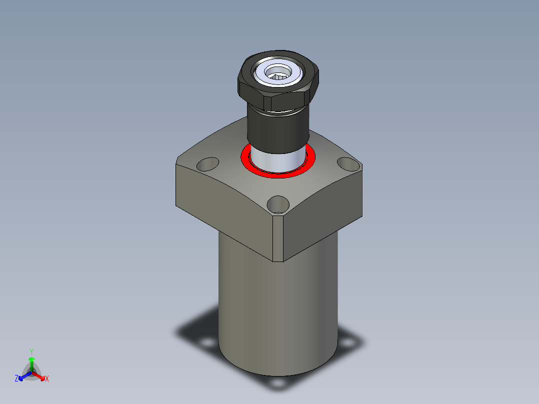 KOSMEKLHS0480-SR-Y30多系列多零件图纸模型正等轴测图
