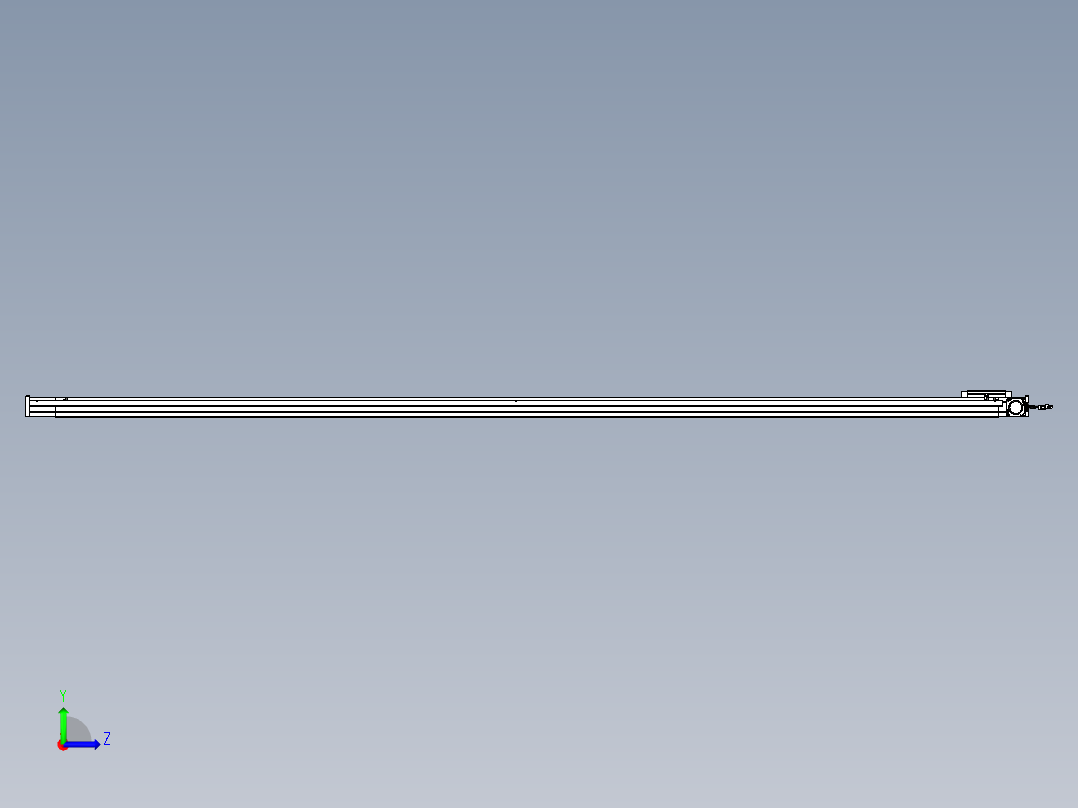 威洛博LB.GB同步带传动--欧规系列LB6A-L130-S3000-BR左视图