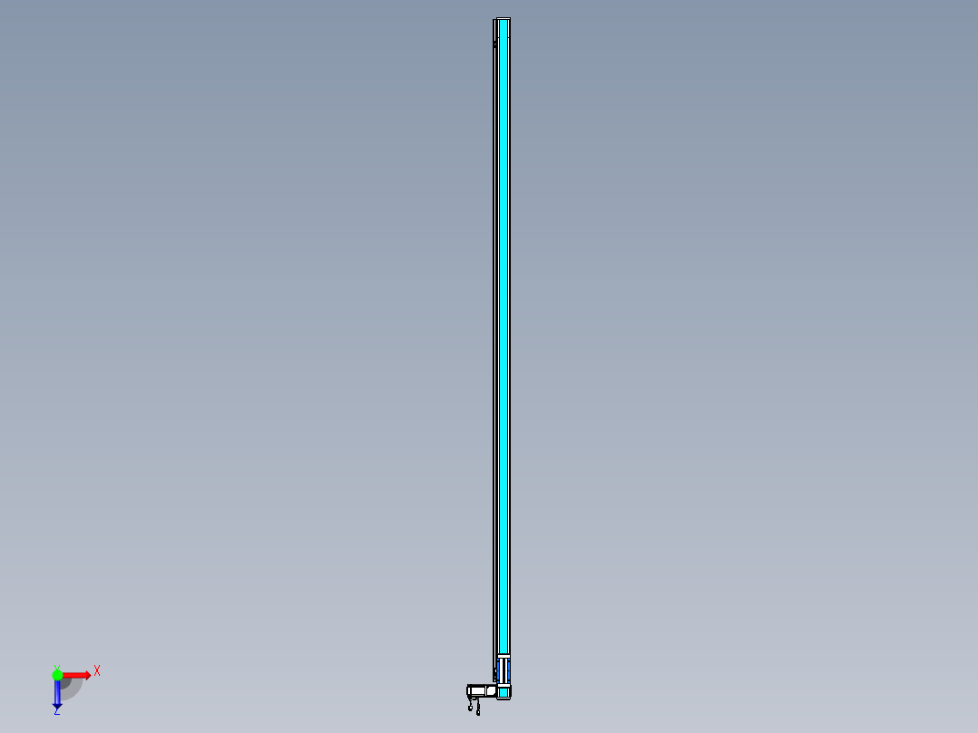 威洛博LB.GB同步带传动--欧规系列LB6A-L130-S3000-BR俯视图