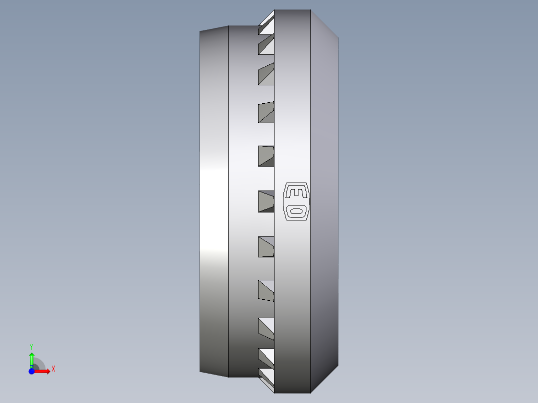 卡套式工业通用硬管接头Progressive_stop_ring_PSR30SX前视图