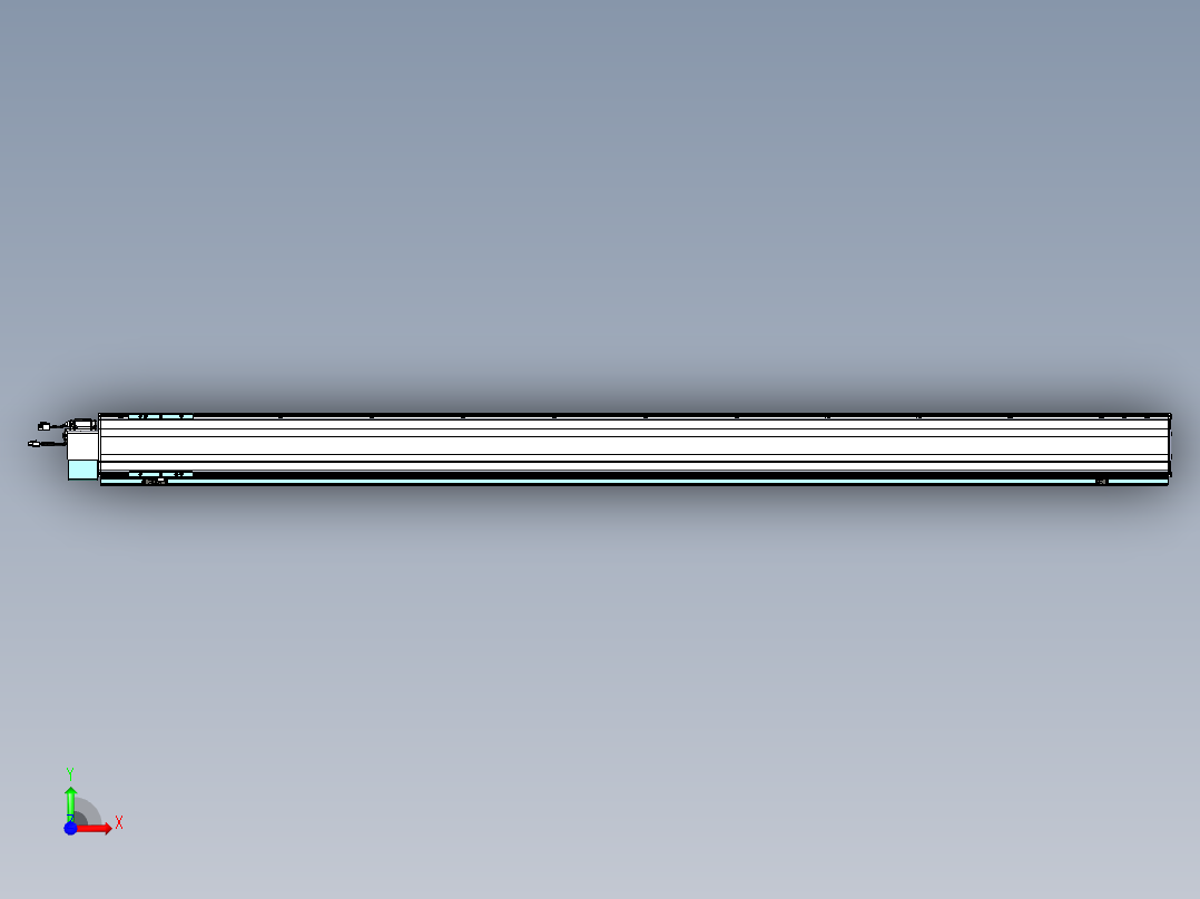 威洛博VBF同步带传动一般环境VBF14-L45-S2050-BLD-ZP40-C3前视图