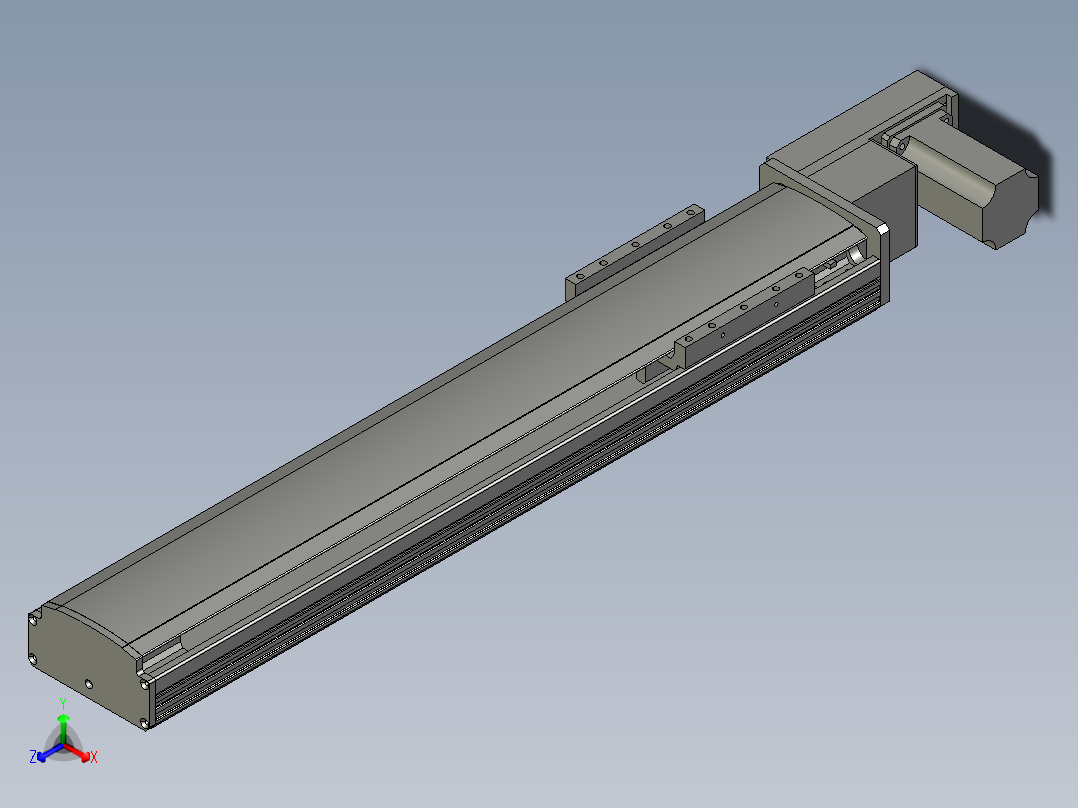 CCTL模组同步带-TL135B-BR-500正等轴测图
