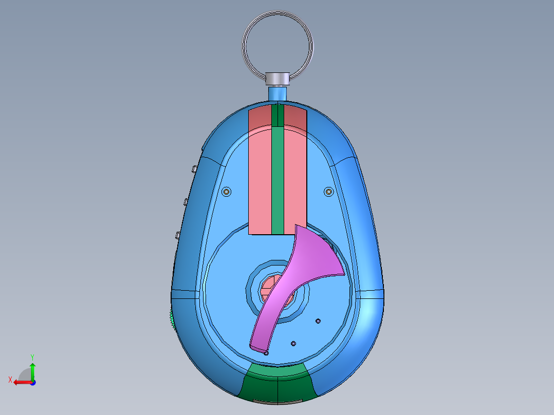 MP3音乐播放器后视图