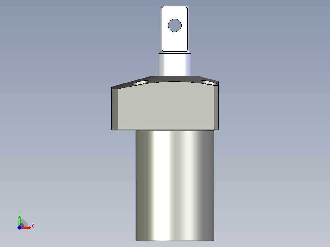 KOSMEKLHS0360-Sx-P多系列多零件图纸模型前视图